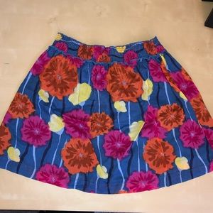 GARAGE floral mini skirt